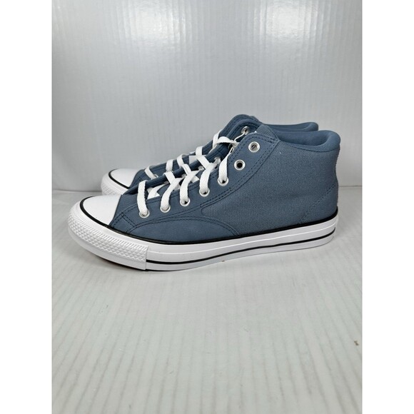 Size 10 Converse Chuck Taylor All Star Malden Street Mid Blue Mens A11452C NEW - Picture 4 of 9